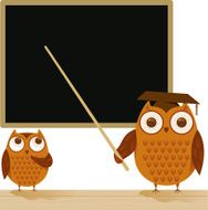 Professor owl and Student N2