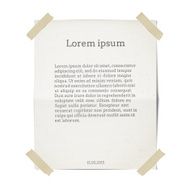 Paper sheet template N2