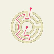 simple circular maze N5