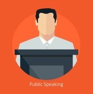 Public speaking concept