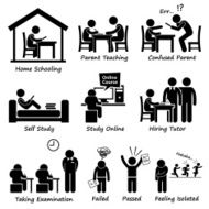 Homeschooling Home School Education Cliparts N2