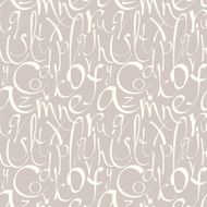 Seamless pattern with hand drawn alphabet N11