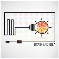 Creative brain Idea concept background N3