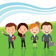 Successful business team