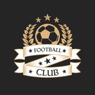 Stylish football club emblem