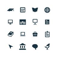 Education Icons Set N69