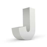 white letter J N2