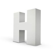 white letter H N2