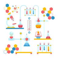 Chemistry infographics composition N2