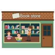 book store vector