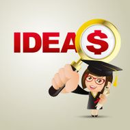 Graduate student Woman Ideas and dollar