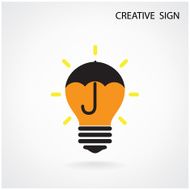 Creative brain Idea concept background design