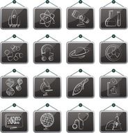 Science Research and Education Icons N5