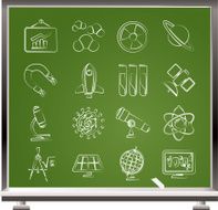 Science Research and Education Icons N6