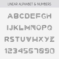 Linear font N2