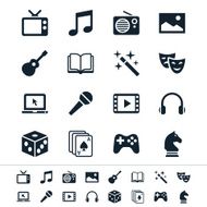 Entertainment icons N5