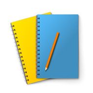 Notepads and pencil