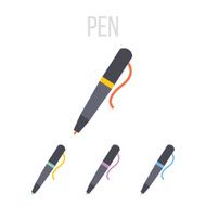 Vector pen icons