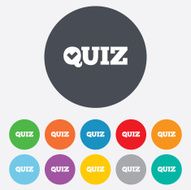 Quiz sign icon Questions and answers game N50