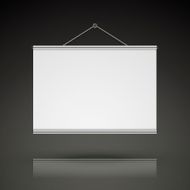 blank projector screen N6