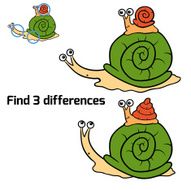 Find 3 differences (snails) N2