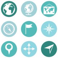 Vector Set of Geography Icons N16
