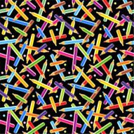 Seamless colored pencils pattern or background