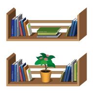 Shelf with books N2