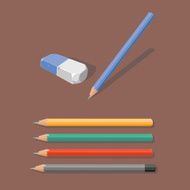 Pencil and Eraser
