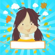 little happy schoolgirl N2
