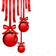 Red Christmas decorations
