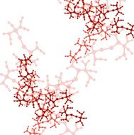 Molecule background colorful illustration N13