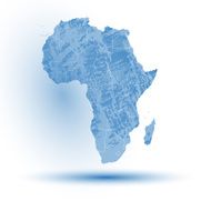 Africa map background vector N3