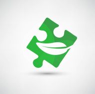 Icon of green puzzle piece