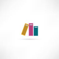 three office folders icon