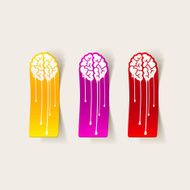 Realistic Design Element Brain Drop N38