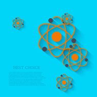 Vector modern chemistry background Eps 10