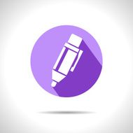 Vector pen icon Eps10 N7