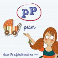 alphabet worksheet of the letter p N2
