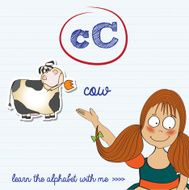 alphabet worksheet of the letter c N2