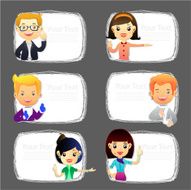 Group cartoon business