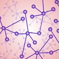 Molecule background colorful illustration N15