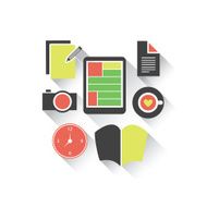 Learning Study Business - Flat Icon Design Set N2