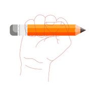 Hold a pencil
