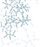 Molecule background colorful illustration N19
