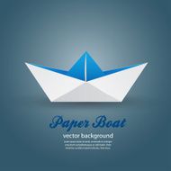 Origami paper boat N3