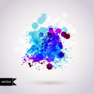 Vector abstract hand drawn watercolor background N2