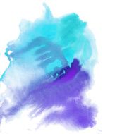 Sky watercolor background vector illustration stain watercolors