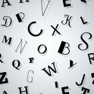 Typography Seamless Background N2