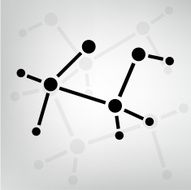 2d ethyl alcohol molecule structure